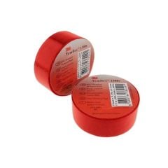 3M TEMFLEX 1300E PVC İZOLE ELEKTRİK BANTI (0,13MMx18MMx9,15M) KIRMIZI
