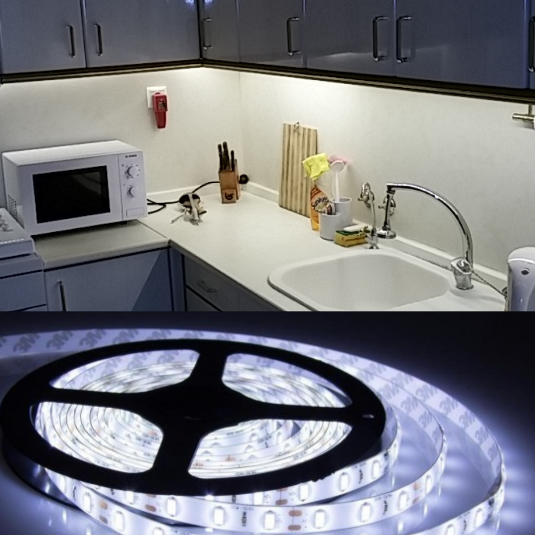 4040 10 ÇİPLİ BEYAZ ŞERİT LED 5 METRE (İÇ MEKAN)