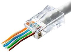 EZ RJ45 YENİ NESİL DELİKLİ CAT5 - CAT6 RJ45 KONNEKTÖR