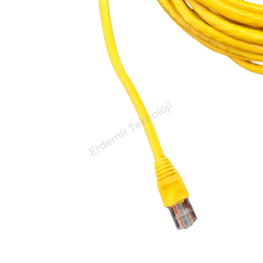 CAT 6 PATCH NETWORK İNTERNET KABLOSU SARI 20 METRE