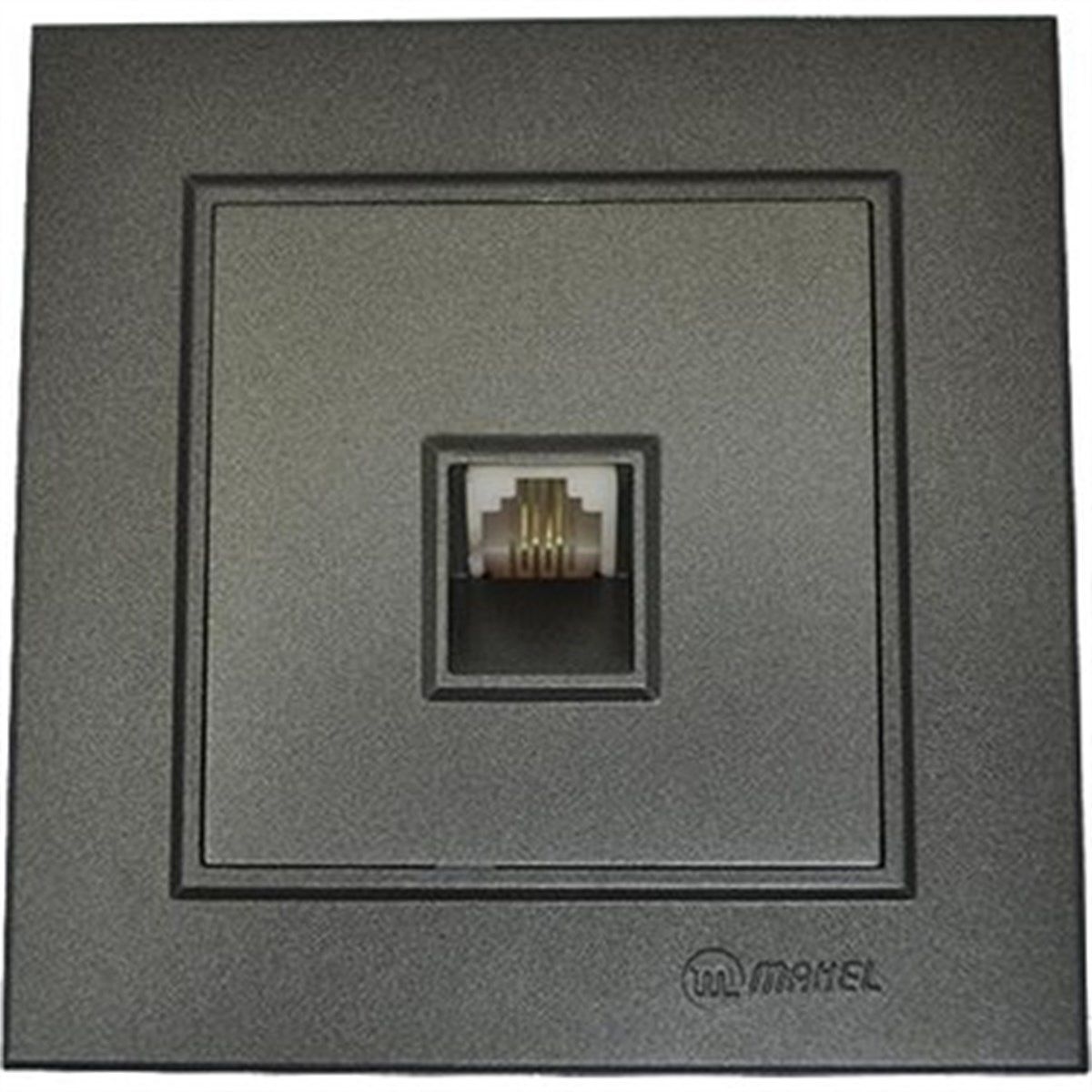 MAKEL KAREA FÜME ANAHTAR PRİZ ÇEŞİTLERİ(TEKLİ ÇERÇEVESİZ) NÜMERİS TELEFON PRİZİ