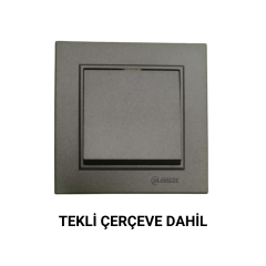 MAKEL KAREA FÜME ANAHTAR PRİZ ÇEŞİTLERİ(TEKLİ ÇERÇEVE DAHİL)
