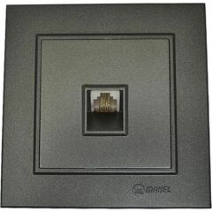 MAKEL KAREA FÜME ANAHTAR PRİZ ÇEŞİTLERİ(TEKLİ ÇERÇEVE DAHİL) NÜMERİS TELEFON PRİZİ