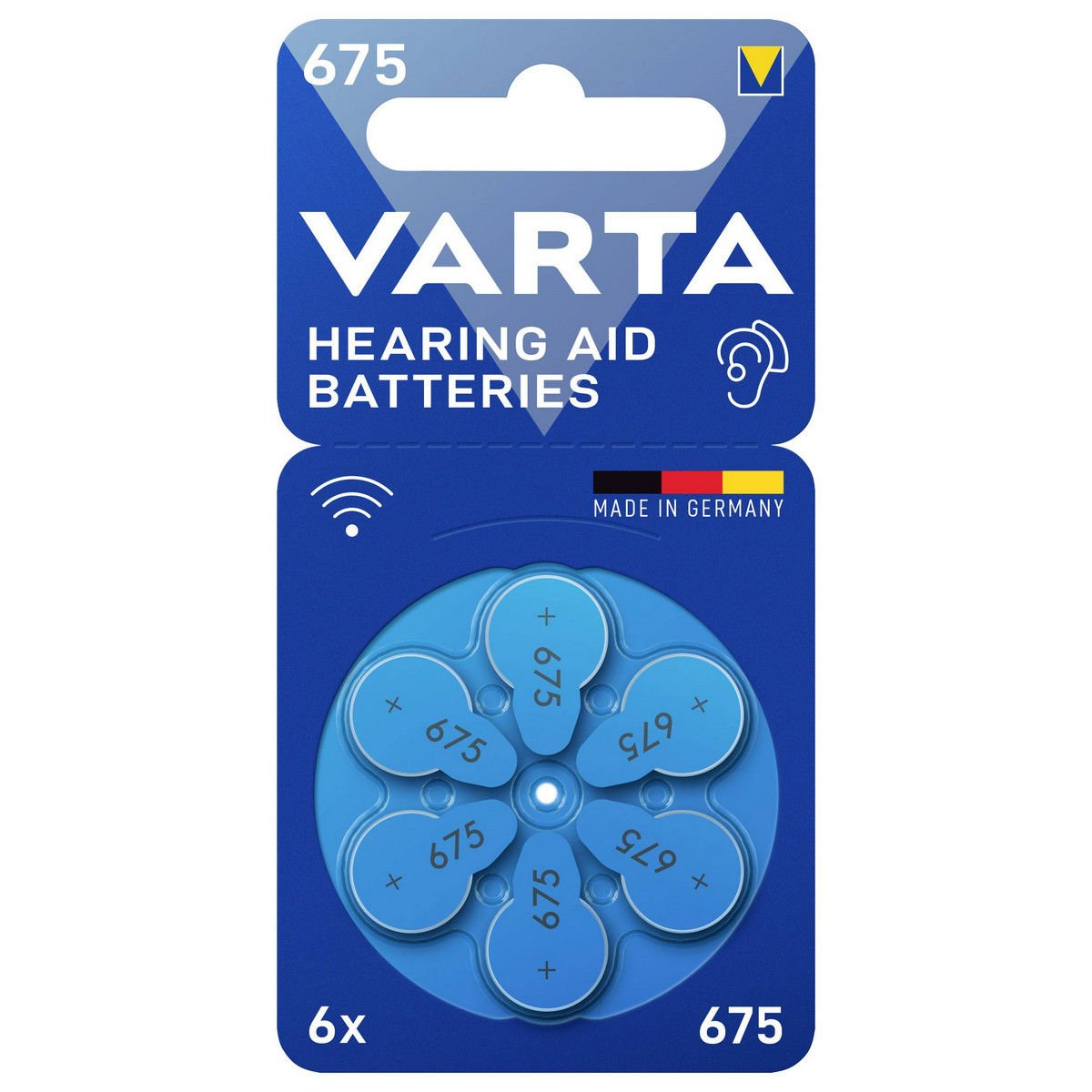 Varta 675 Numara İşitme Cihazı Pili 6'lı Paket