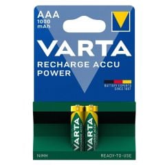 Varta 57033 1000mAh AAA Şarj Edilebilir Kalem Pil 2'li Paket