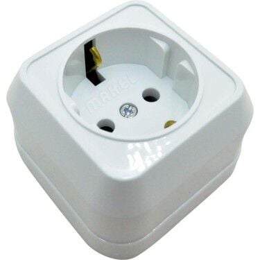 MAKEL 45108 SIVA ÜSTÜ TOPRAKLI PRİZ