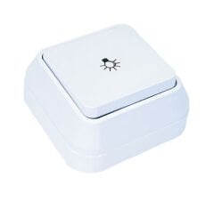 MAKEL 45104 SIVA ÜSTÜ LIGHT ANAHTAR (MERDİVEN OTOMATİĞİ, ZİL VEYA KAPI OTOMATİĞİ İÇİN)